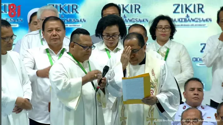 Katolik Kutip 1 Timotius 2:1-4 dan Doa Santo Fransiskus Asisi Saat Doa Kebangsaan di Monas